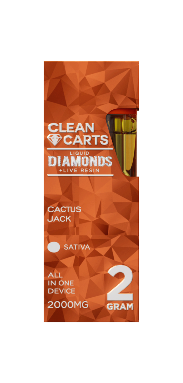 clean carts disposable Cactus Jack 2g