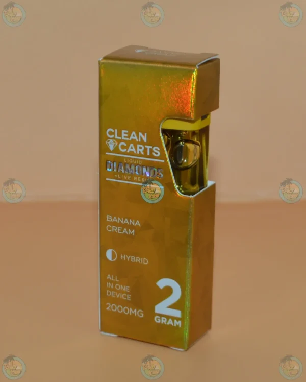 Clean Carts Disposable Banana Cream 2g