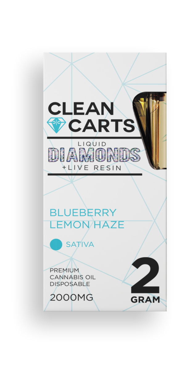 Clean Carts Disposable Blueberry Lemon Haze 2G